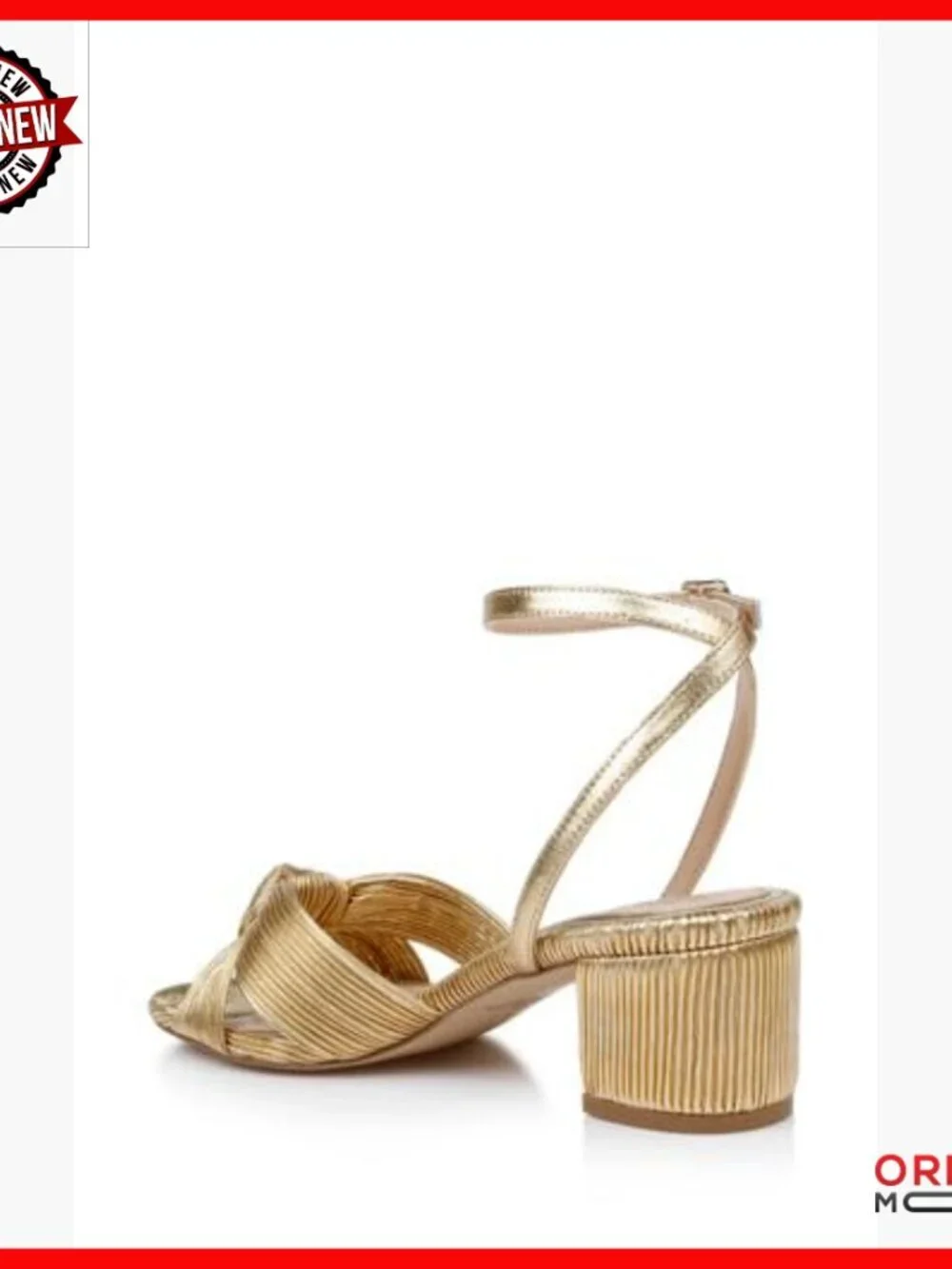 Low Block Heel Pleated Sandals Women's Dress Shoes